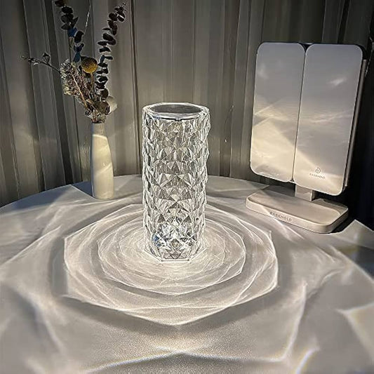 LED CRYSTAL ROSE LAMP