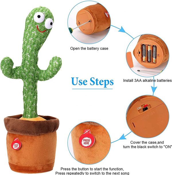 DANCING TALKING CACTUS TOY