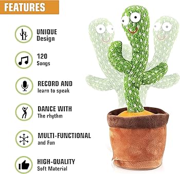 DANCING TALKING CACTUS TOY