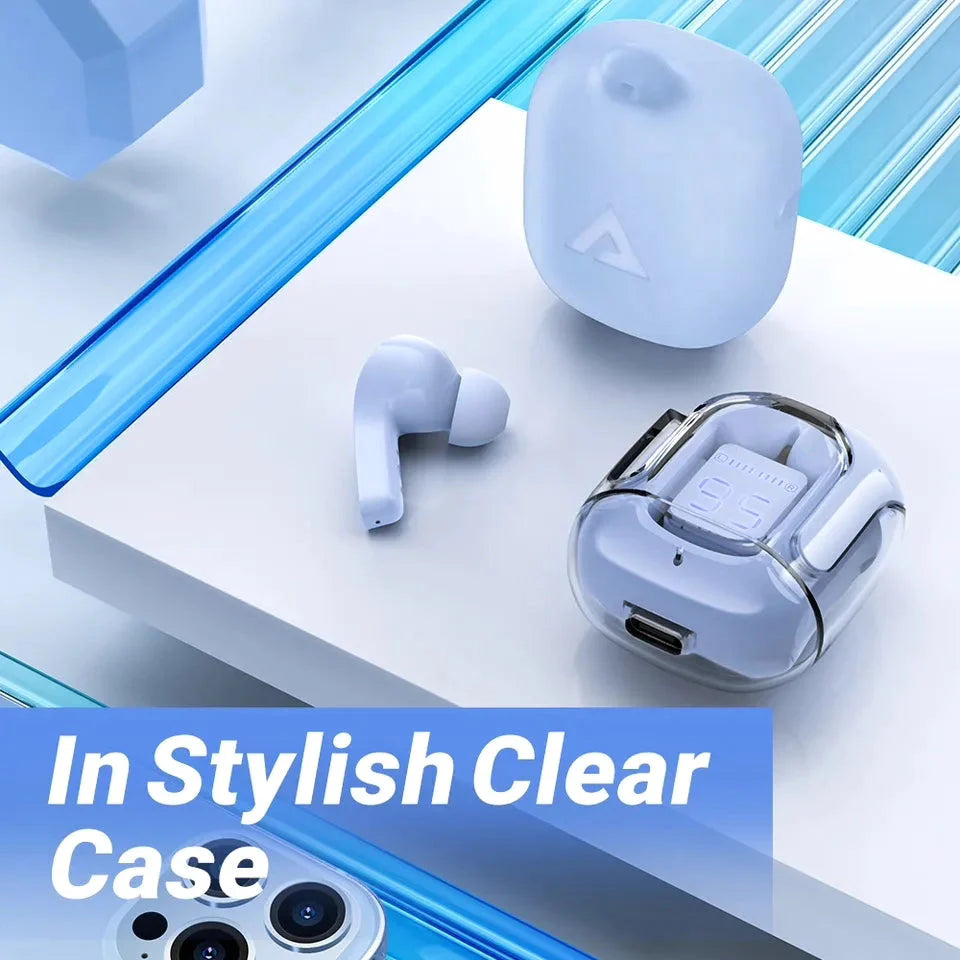 Air 31 TWS Transparent earbuds with pouch