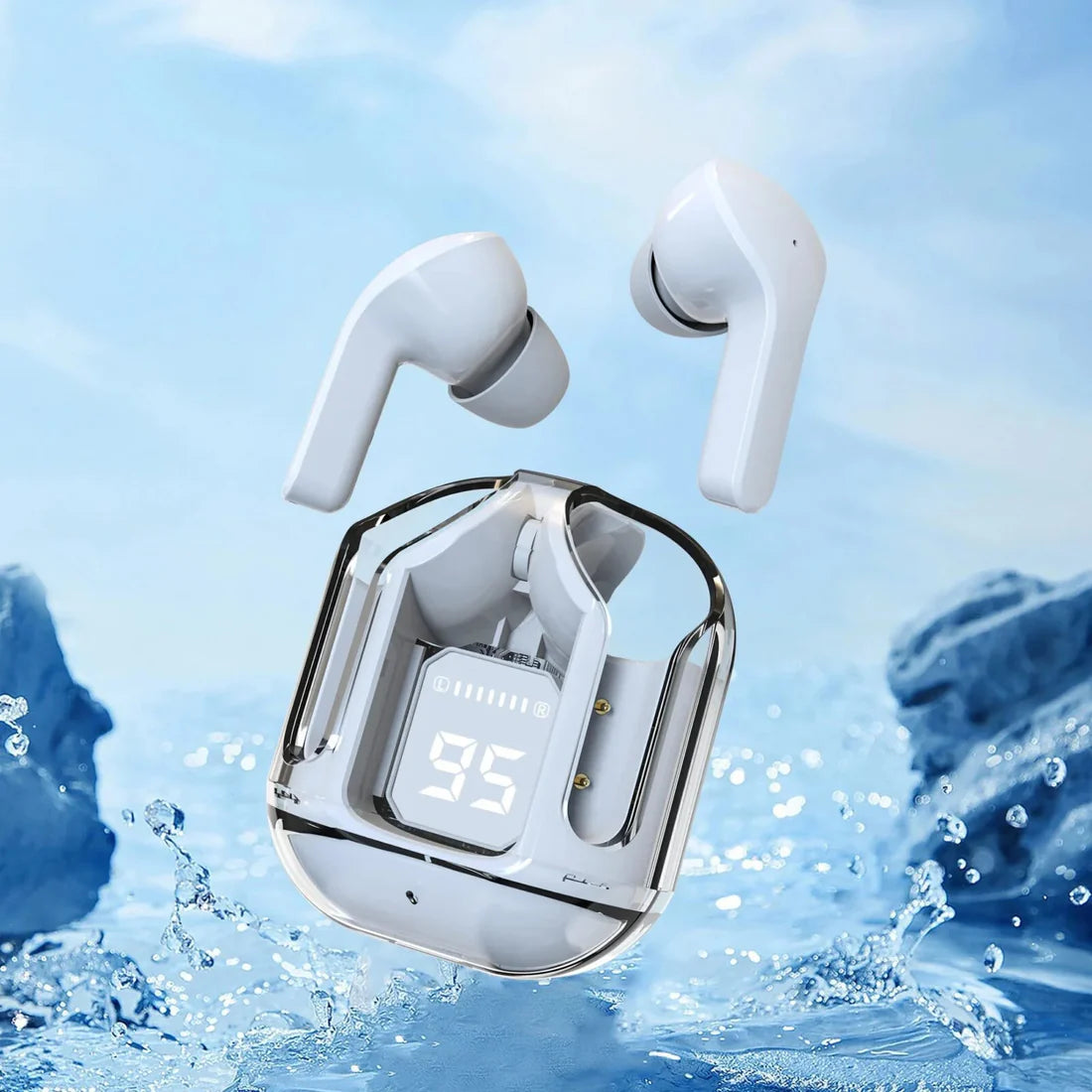 Air 31 TWS Transparent earbuds with pouch