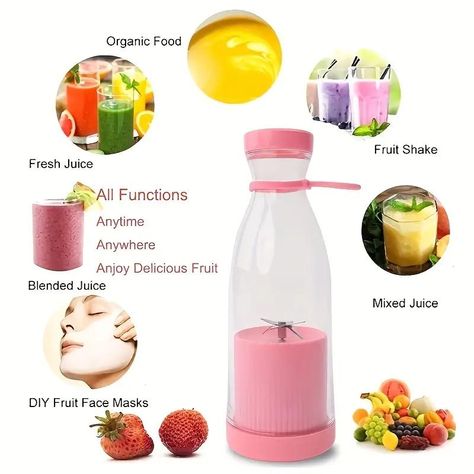 PORTABLE MINI ELECTRIC JUICER BLENDER