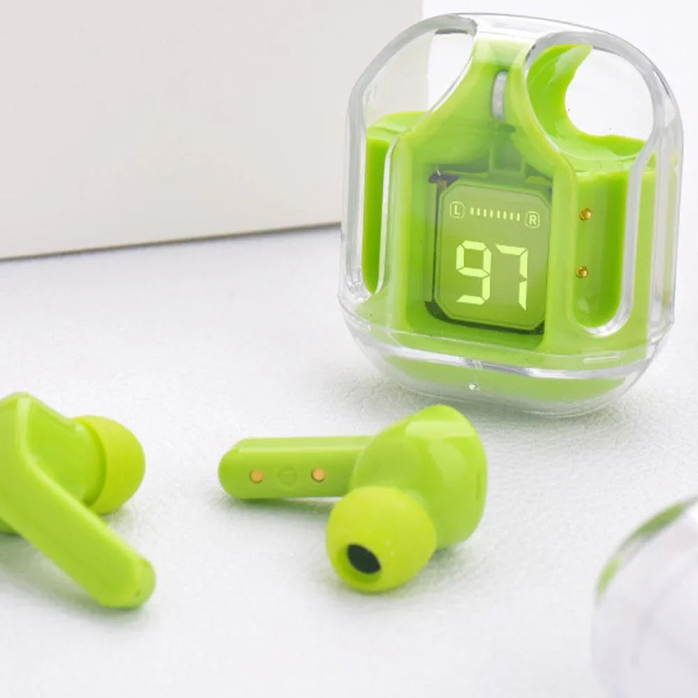 Air 31 TWS Transparent earbuds with pouch