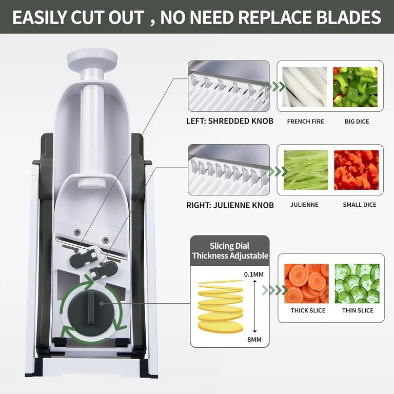 MANDOLINE VEGETABLE SLICER CUTTER